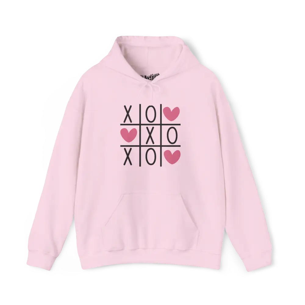 Saint-Valentin - Sweat à capuche - Sweat à capuche - XOXO - Rose clair / S / M