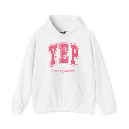 Saint-Valentin - Sweat à capuche - Sweat à capuche - Yep! Encore célibataire! - Blanc / S / M