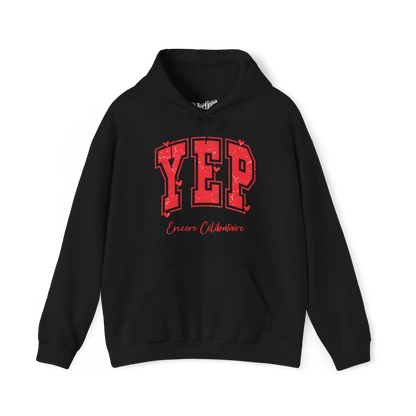 Saint-Valentin - Sweat à capuche - Sweat à capuche - Yep! Encore célibataire! - Noir / S / M