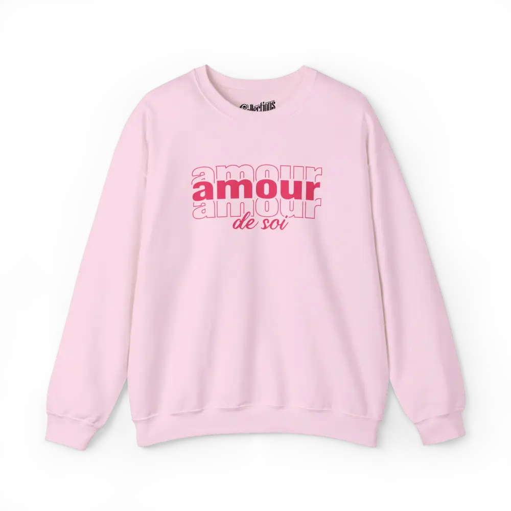 Vie d’Phoqué - Sweat-shirt - Sweat-shirt - Amour de Soi - Rose clair / S / M