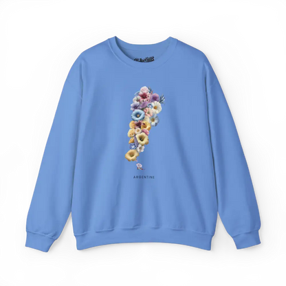 Globe-trotteurs - Sweat-shirt - Sweat-shirt - Argentine florale - Bleu Caroline / S / M