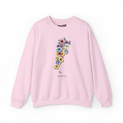 Globe-trotteurs - Sweat-shirt - Sweat-shirt - Argentine florale - Rose clair / S / M