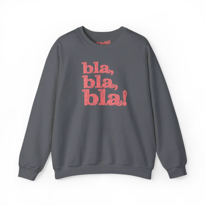 Mot pour Mot - Sweat-shirt - Sweat-shirt - bla bla bla! - Charbon / S / M