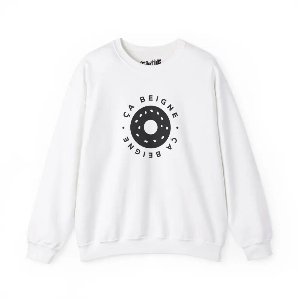 Mot Pour Mot - Sweat-shirt - Sweat-shirt - Ça beigne - Blanc / S / M