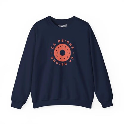 Mot Pour Mot - Sweat-shirt - Sweat-shirt - Ça beigne - Marine / S / M