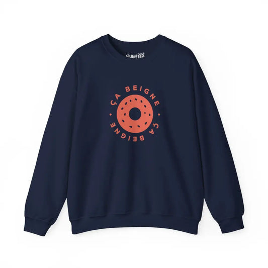 Mot Pour Mot - Sweat-shirt - Sweat-shirt - Ça beigne - Marine / S / M