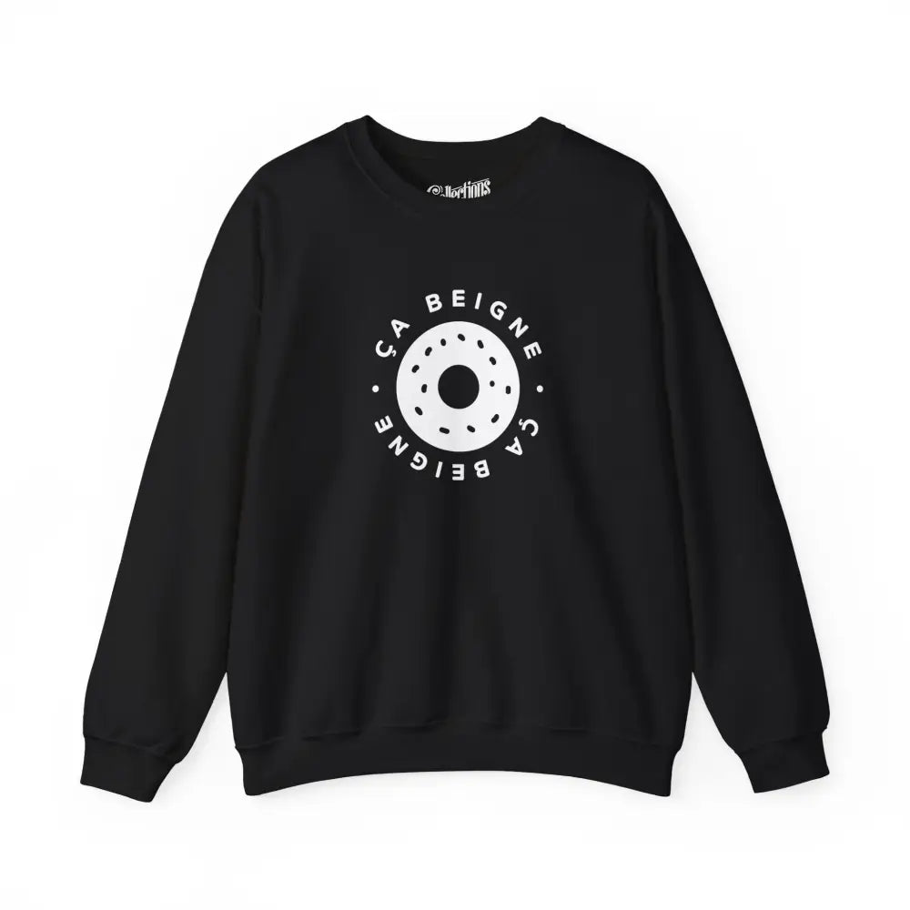 Mot Pour Mot - Sweat-shirt - Sweat-shirt - Ça beigne - Noir / S / M