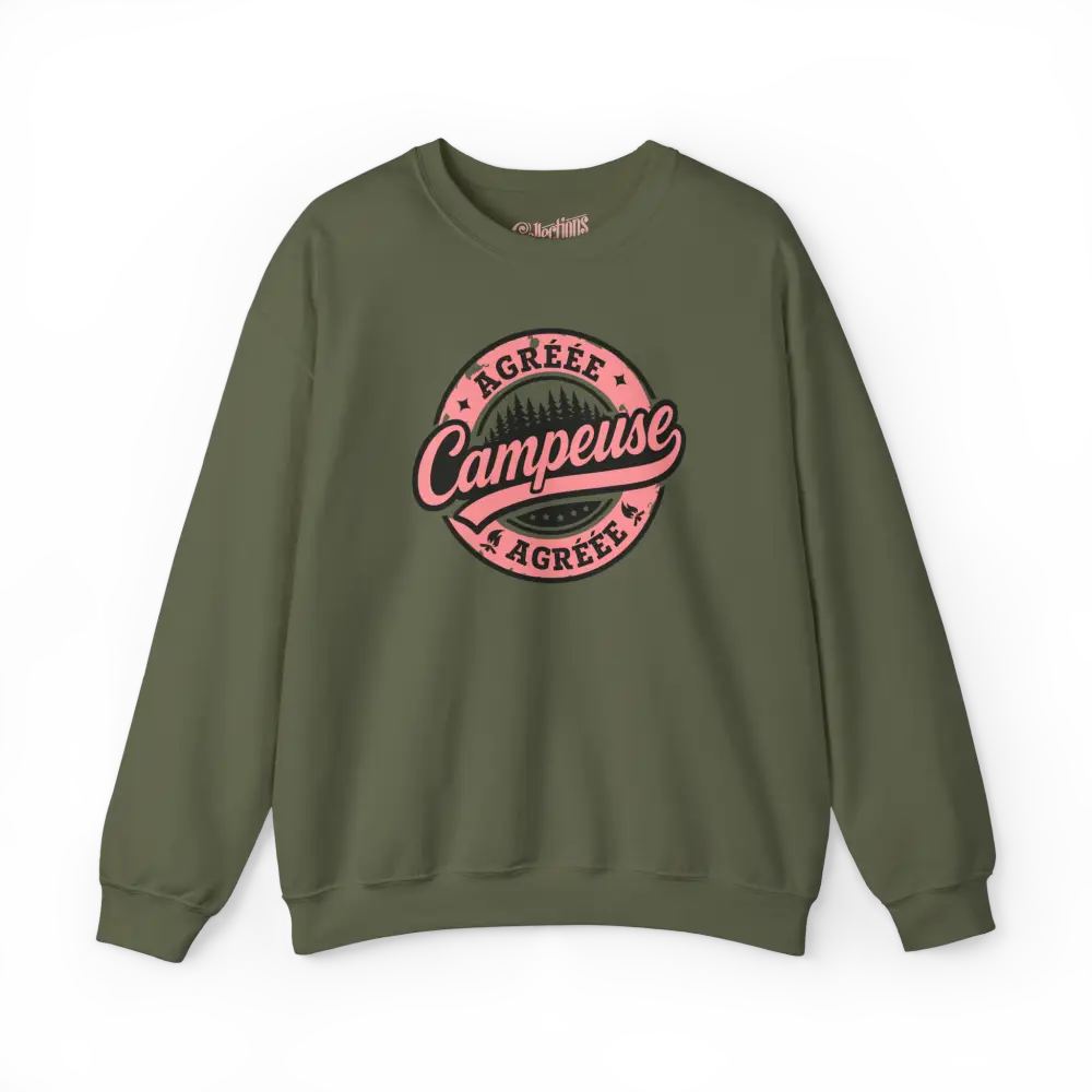 #camping - Sweat-shirt - Sweat-shirt – Campeuse Agréée