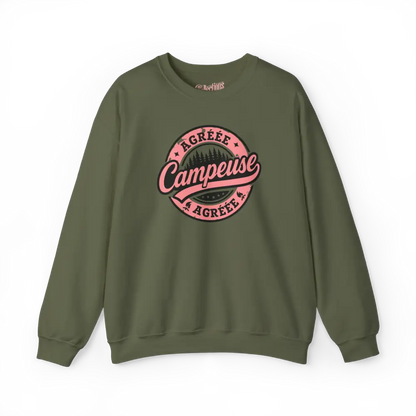 #camping - Sweat-shirt - Sweat-shirt – Campeuse Agréée