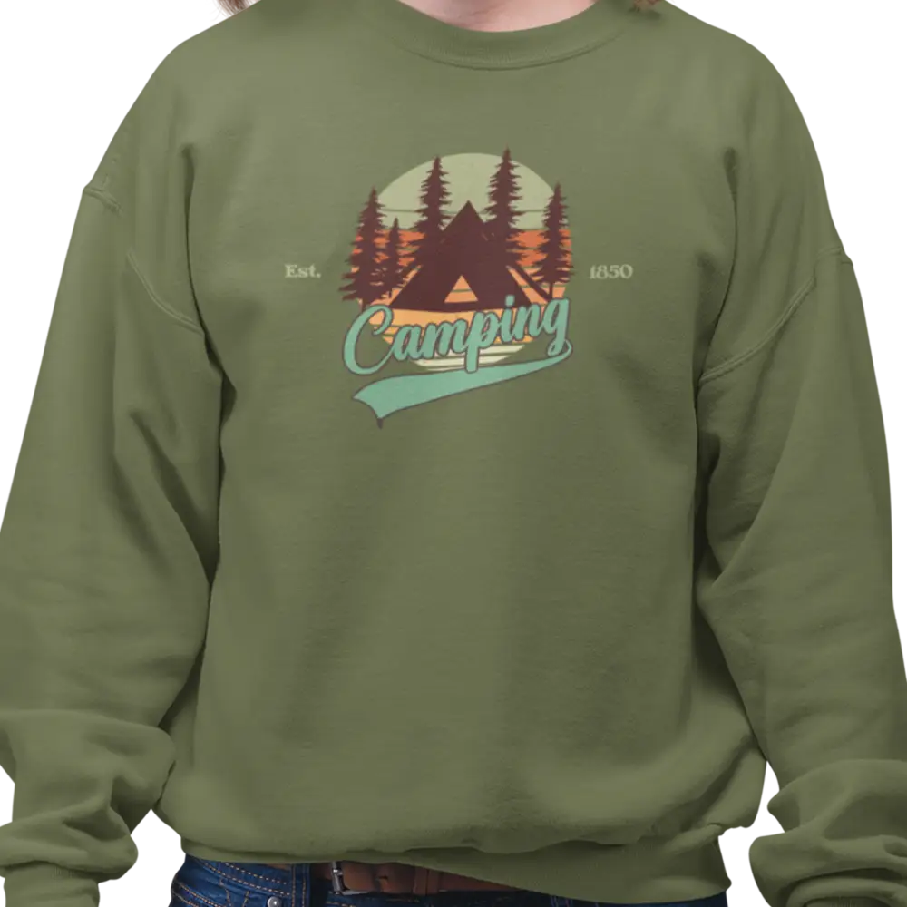 #camping - Sweat-shirt - Sweat-shirt - Camping depuis 1850