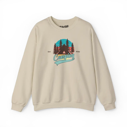 #camping - Sweat-shirt - Sweat-shirt - Camping depuis 1850 - Sable / S / M