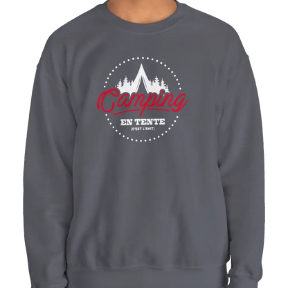 #camping - Sweat-shirt - Sweat-shirt - Camping en tente c’est l’shit