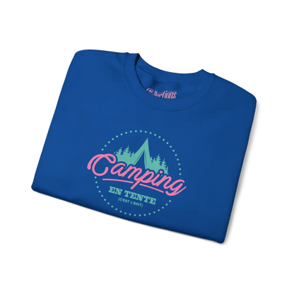 #camping - Sweat-shirt - Sweat-shirt - Camping en tente c’est l’shit