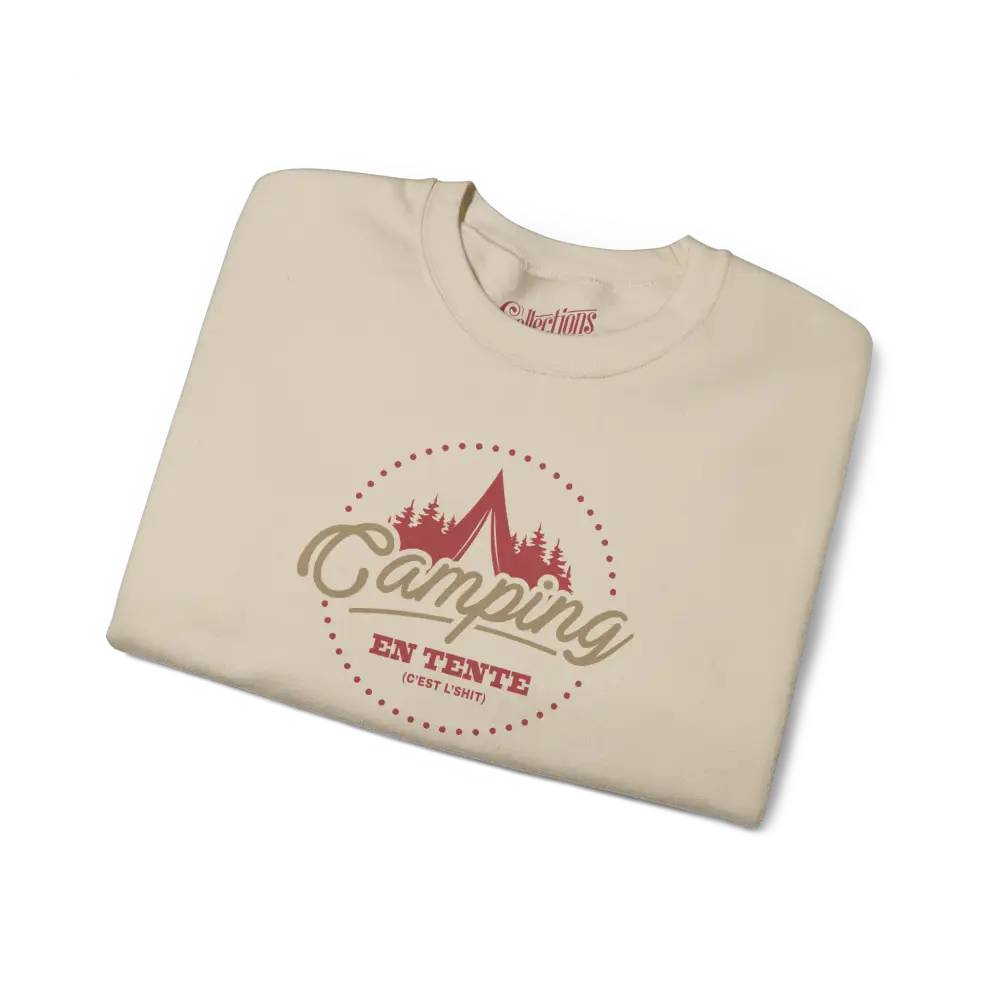 #camping - Sweat-shirt - Sweat-shirt - Camping en tente c’est l’shit