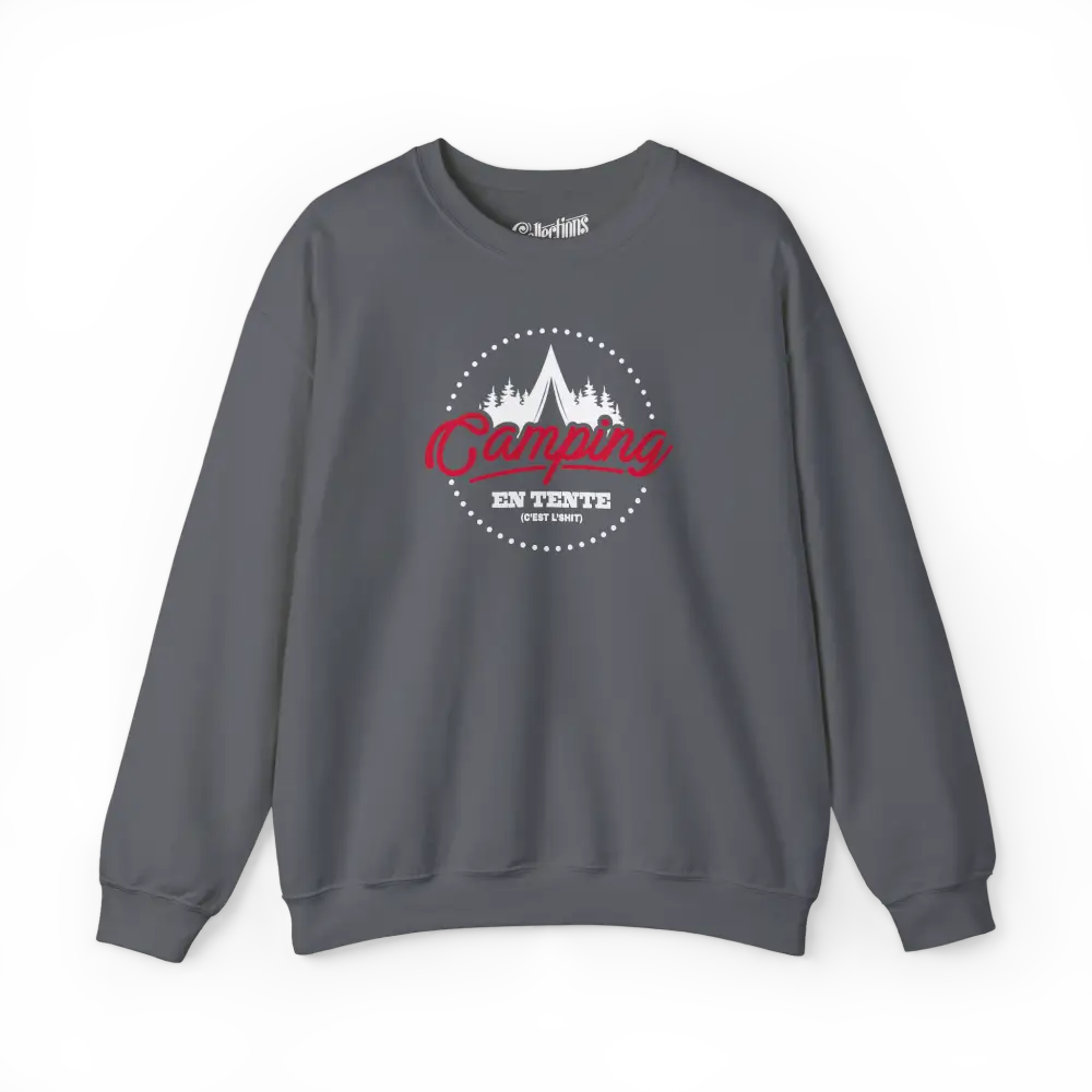#camping - Sweat-shirt - Sweat-shirt - Camping en tente c’est l’shit
