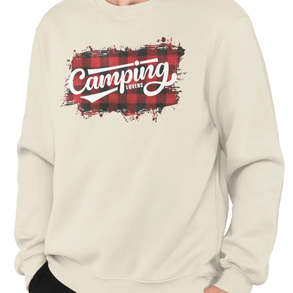 #camping - Sweat-shirt - Sweat-shirt - Camping lovers style rustique