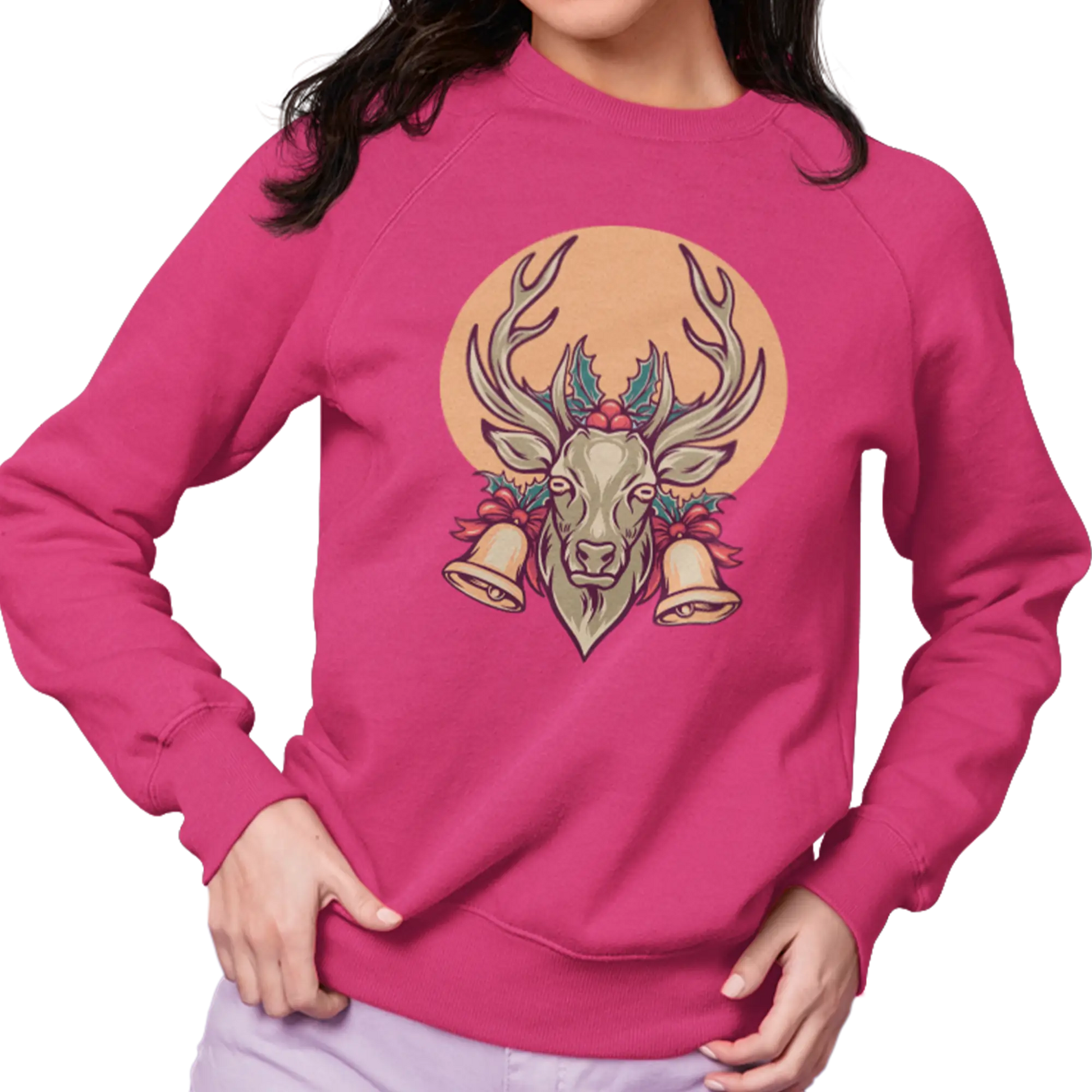 Temps des Fêtes - Sweat-shirt - Sweat-shirt - Cerf de Noël