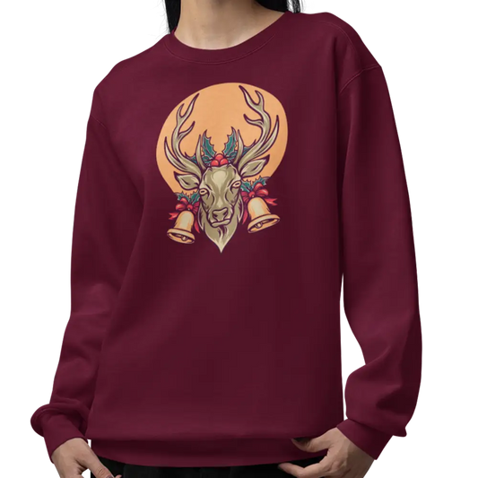 Temps des Fêtes - Sweat-shirt - Sweat-shirt - Cerf de Noël