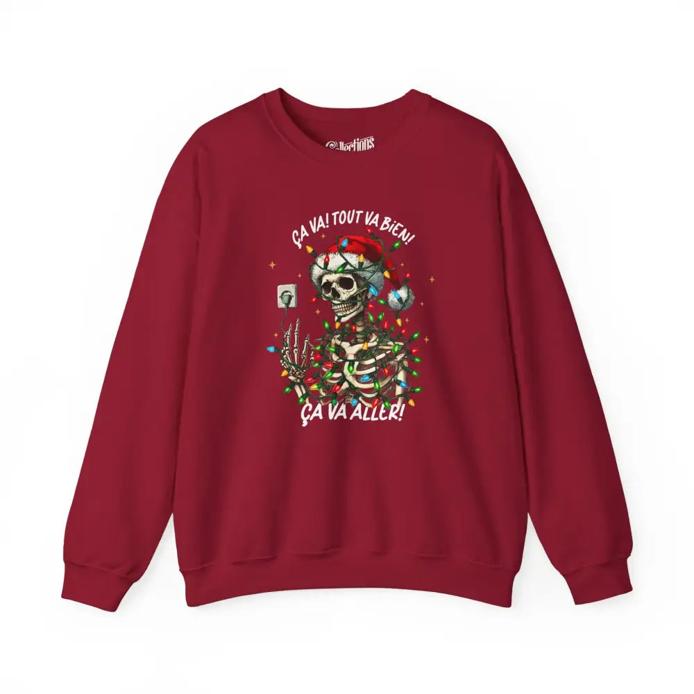 Temps des Fêtes - Sweat-shirt - Sweat-shirt – C’est Noël! Ça va aller!