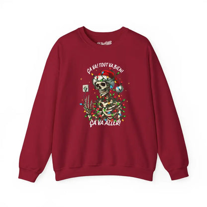 Temps des Fêtes - Sweat-shirt - Sweat-shirt – C’est Noël! Ça va aller!