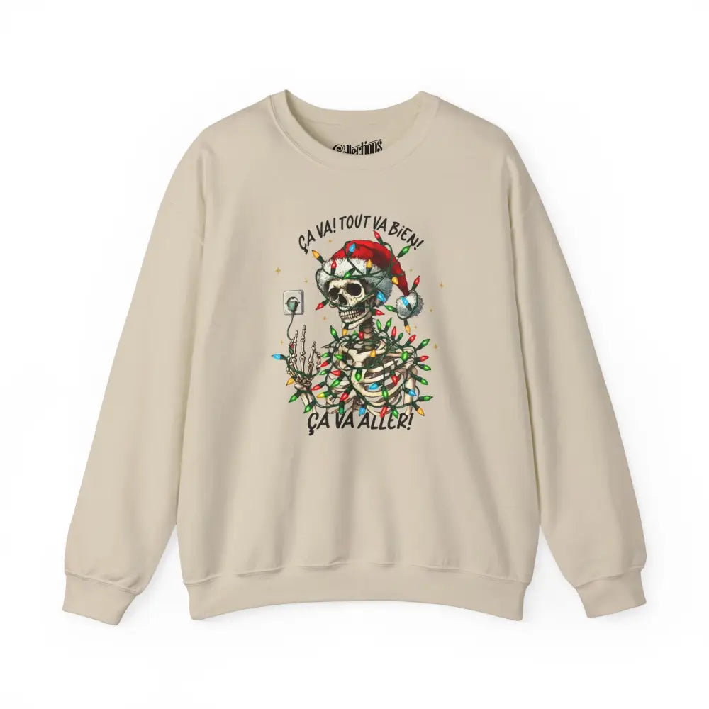 Temps des Fêtes - Sweat-shirt - Sweat-shirt – C’est Noël! Ça va aller!