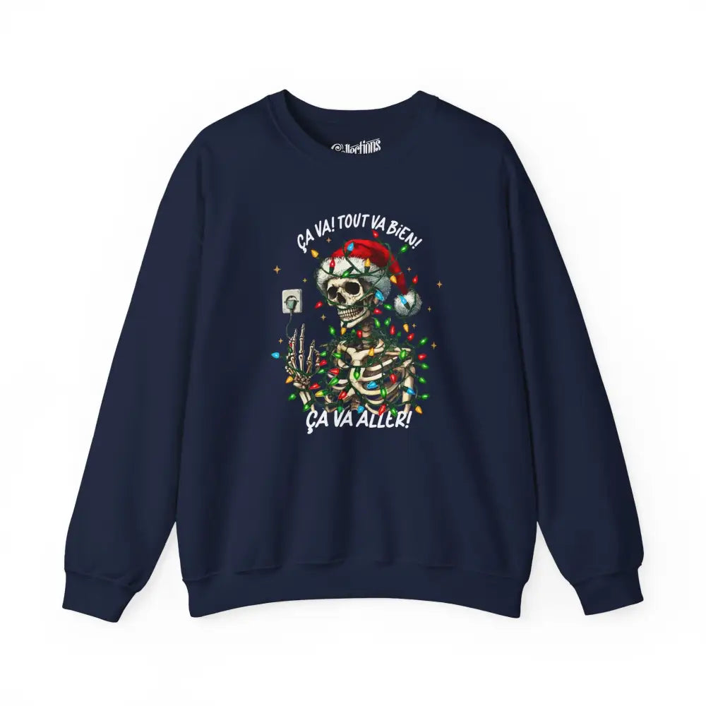 Temps des Fêtes - Sweat-shirt - Sweat-shirt – C’est Noël! Ça va aller!