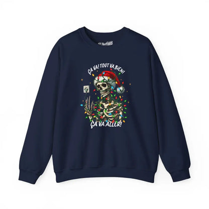 Temps des Fêtes - Sweat-shirt - Sweat-shirt – C’est Noël! Ça va aller!