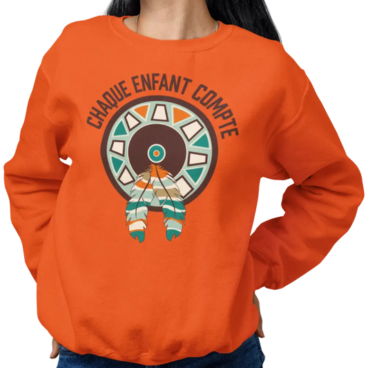 Local D’abord - Sweat-shirt - Sweat-shirt – Chaque enfant compte