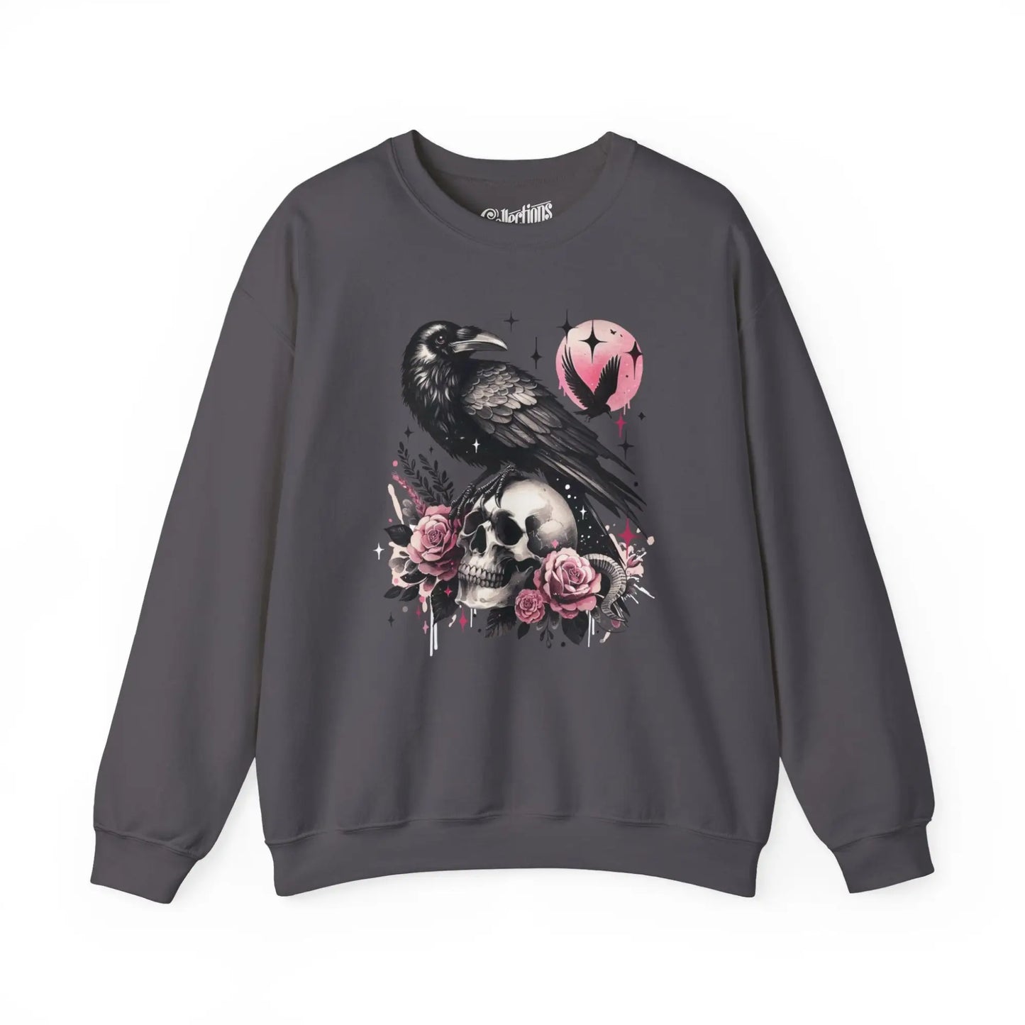 Halloween - Sweat-shirt - Sweat-shirt - Corbeau mystérieux - Charbon / S / M