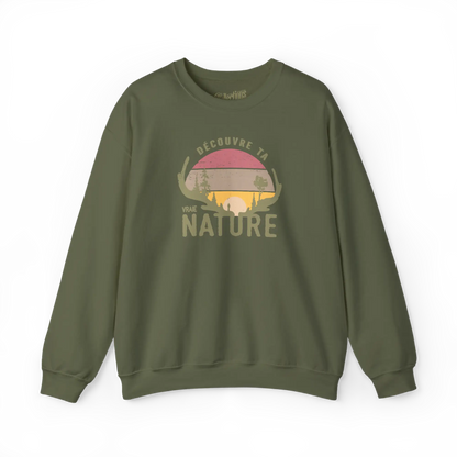 #camping - Sweat-shirt - Sweat-shirt - Découvre ta vraie Nature