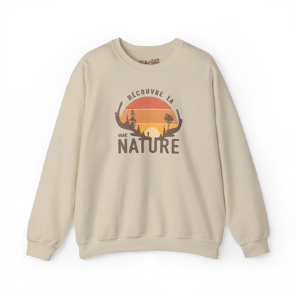 #camping - Sweat-shirt - Sweat-shirt - Découvre ta vraie Nature