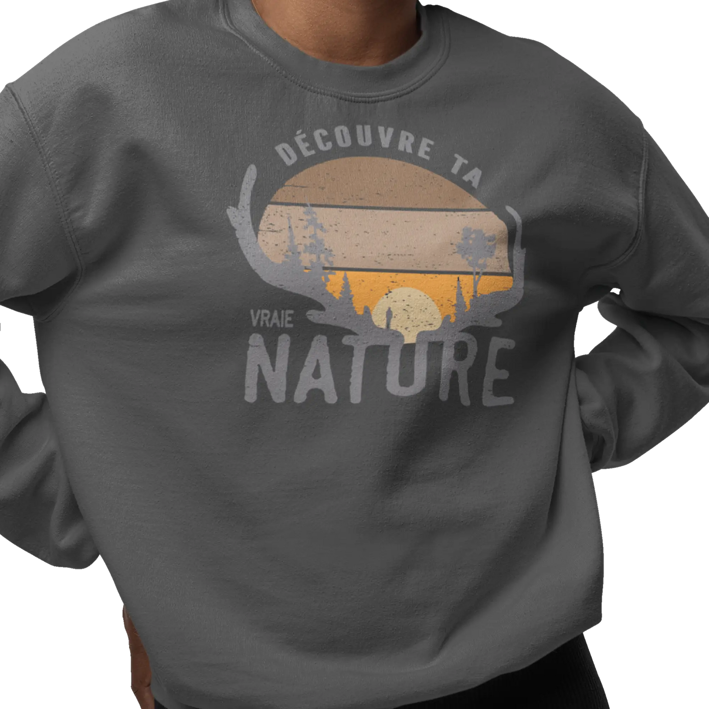 #camping - Sweat-shirt - Sweat-shirt - Découvre ta vraie Nature