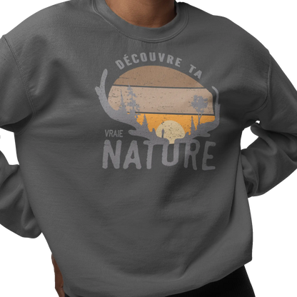 #camping - Sweat-shirt - Sweat-shirt - Découvre ta vraie Nature