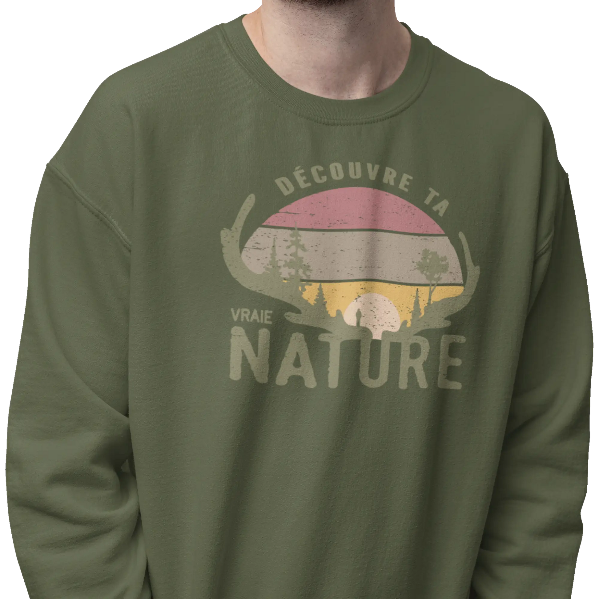 #camping - Sweat-shirt - Sweat-shirt - Découvre ta vraie Nature