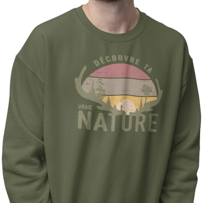 #camping - Sweat-shirt - Sweat-shirt - Découvre ta vraie Nature