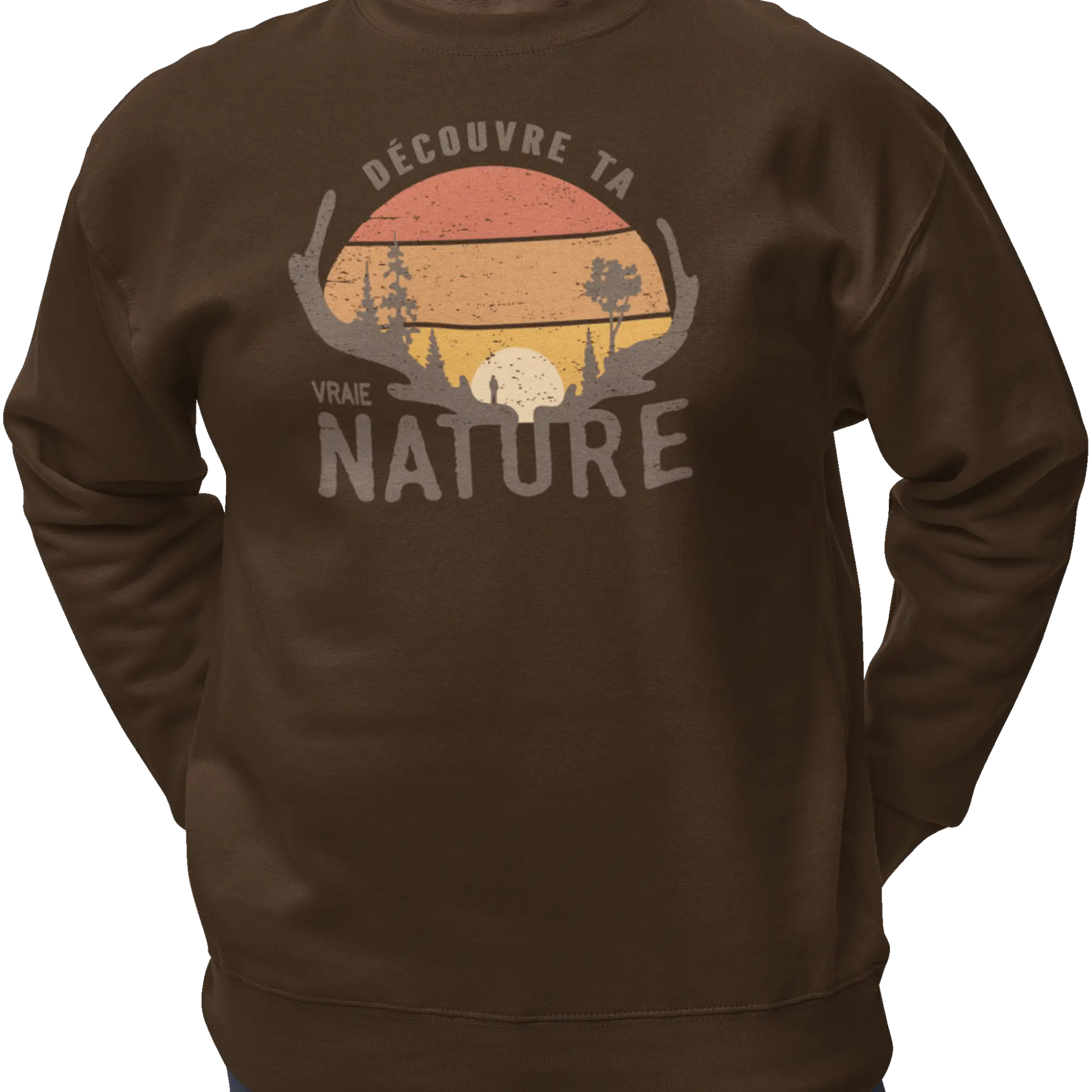 #camping - Sweat-shirt - Sweat-shirt - Découvre ta vraie Nature