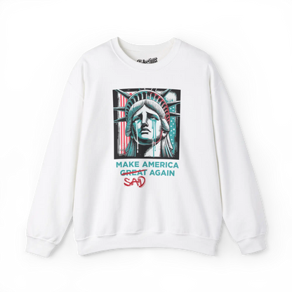 Local D’abord - Sweat-shirt - Sweat-shirt - Désillusion Américaine - Blanc / S / M