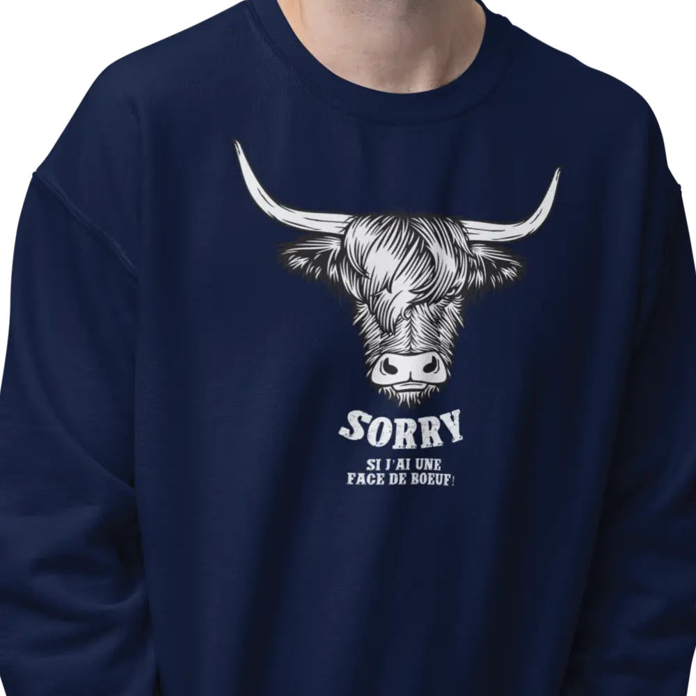 Les Poilus - Sweat-shirt - Sweat-shirt – Face de bœuf