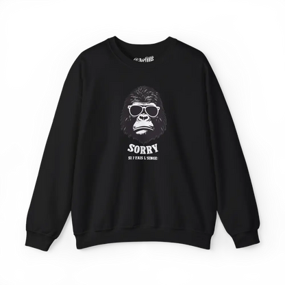 Les Poilus - Sweat-shirt - Sweat-shirt – Faire le singe - Noir / S / M