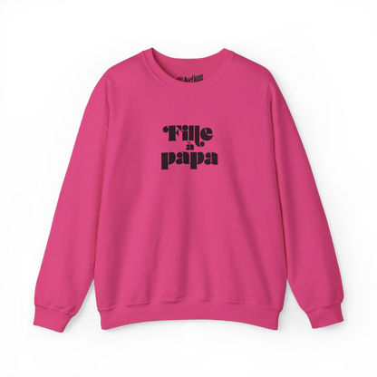 Mot Pour Mot - Sweat-shirt - Sweat-shirt – Fille à Papa Funky - Fleur exotique / S / M