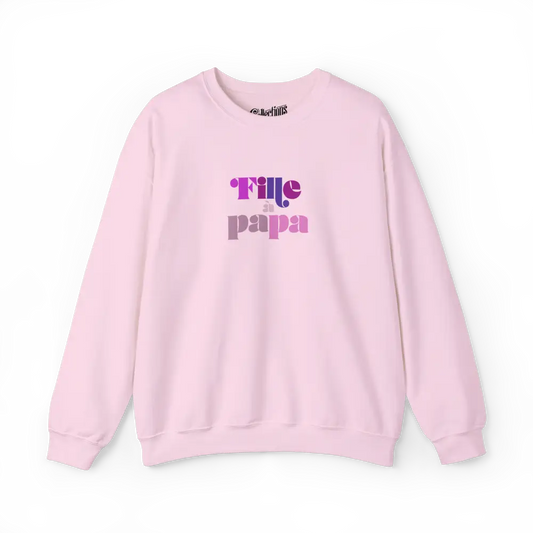 Mot Pour Mot - Sweat-shirt - Sweat-shirt – Fille à Papa Funky - Rose clair / S / M