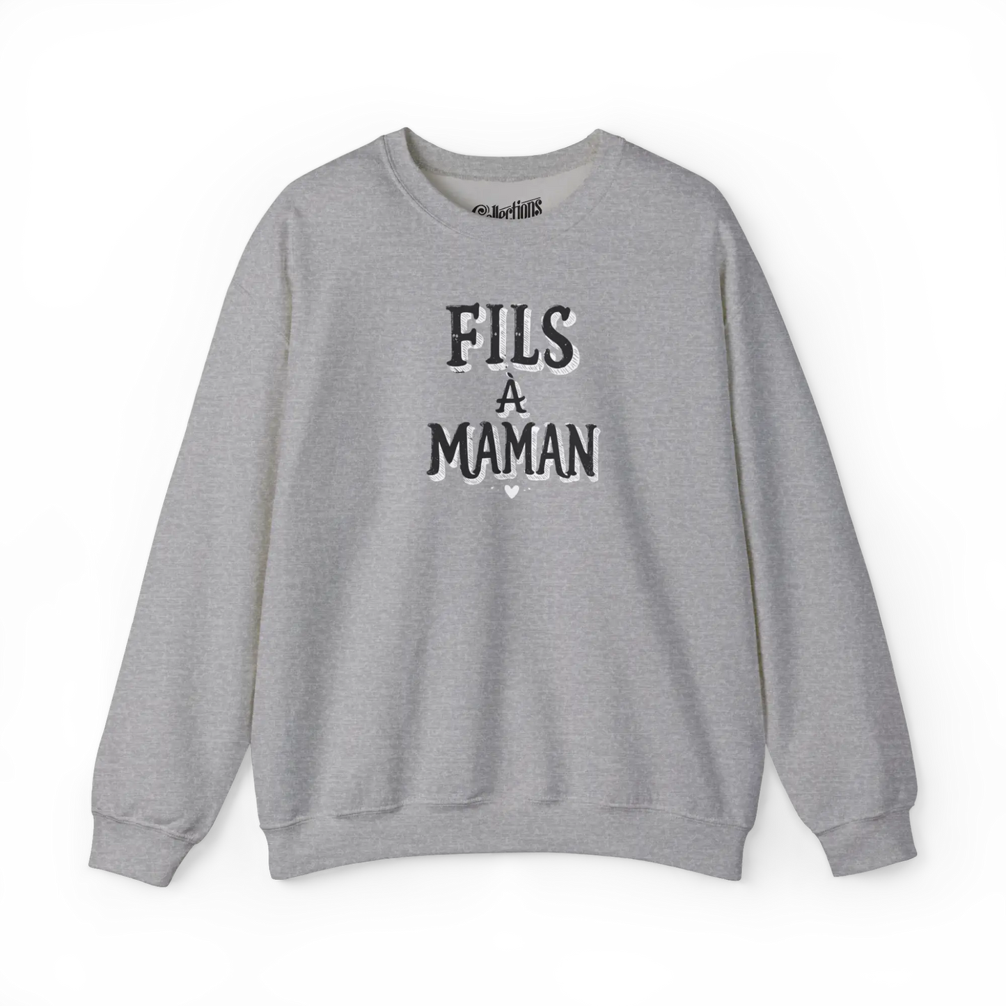 Mot Pour Mot - Sweat-shirt - Sweat-shirt – Fils à Maman - Gris Sport / S / M