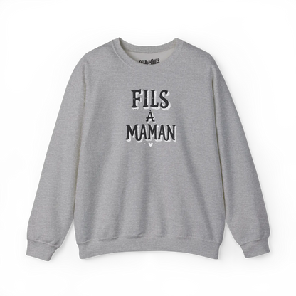 Mot Pour Mot - Sweat-shirt - Sweat-shirt – Fils à Maman - Gris Sport / S / M