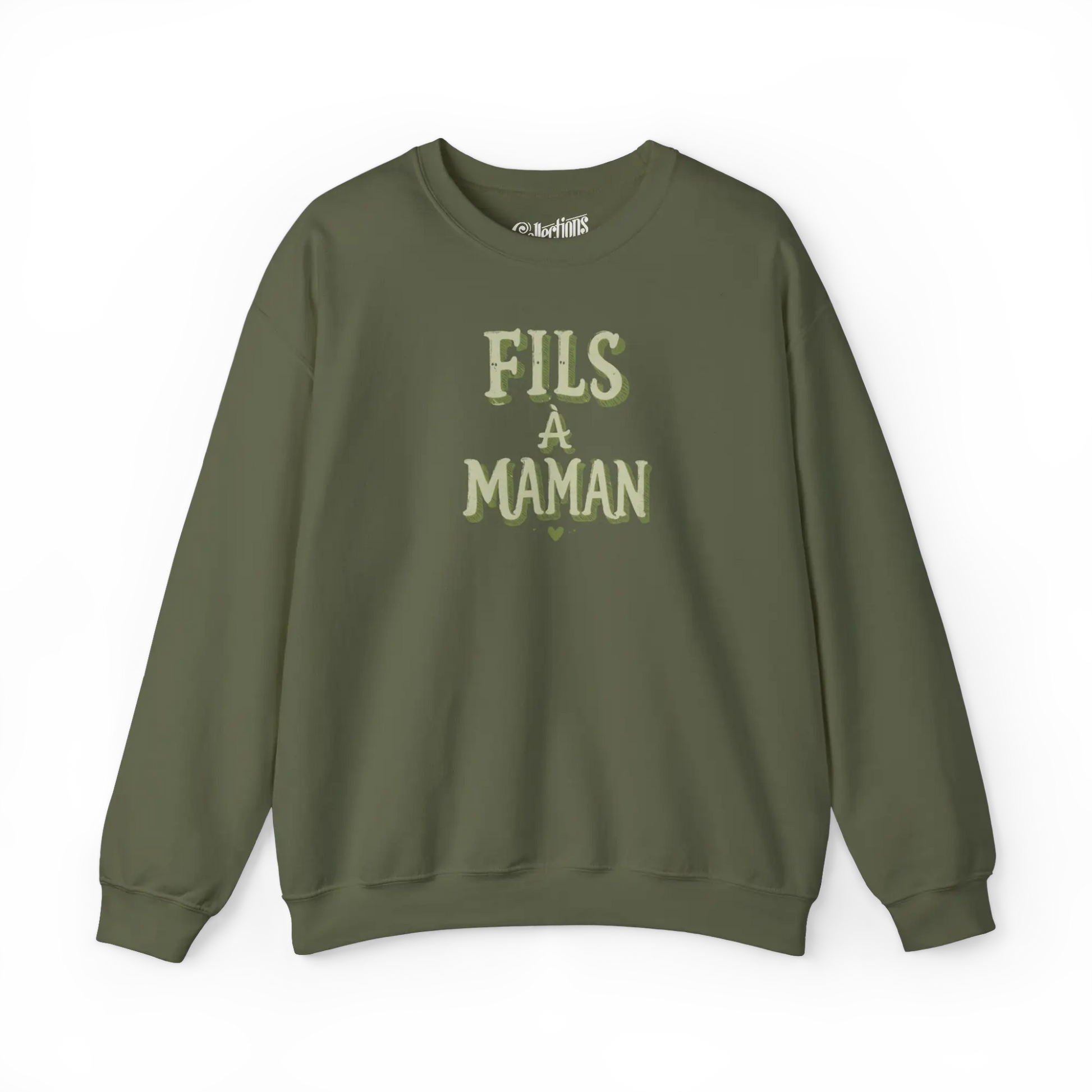 Mot Pour Mot - Sweat-shirt - Sweat-shirt – Fils à Maman - Militaire / S / M