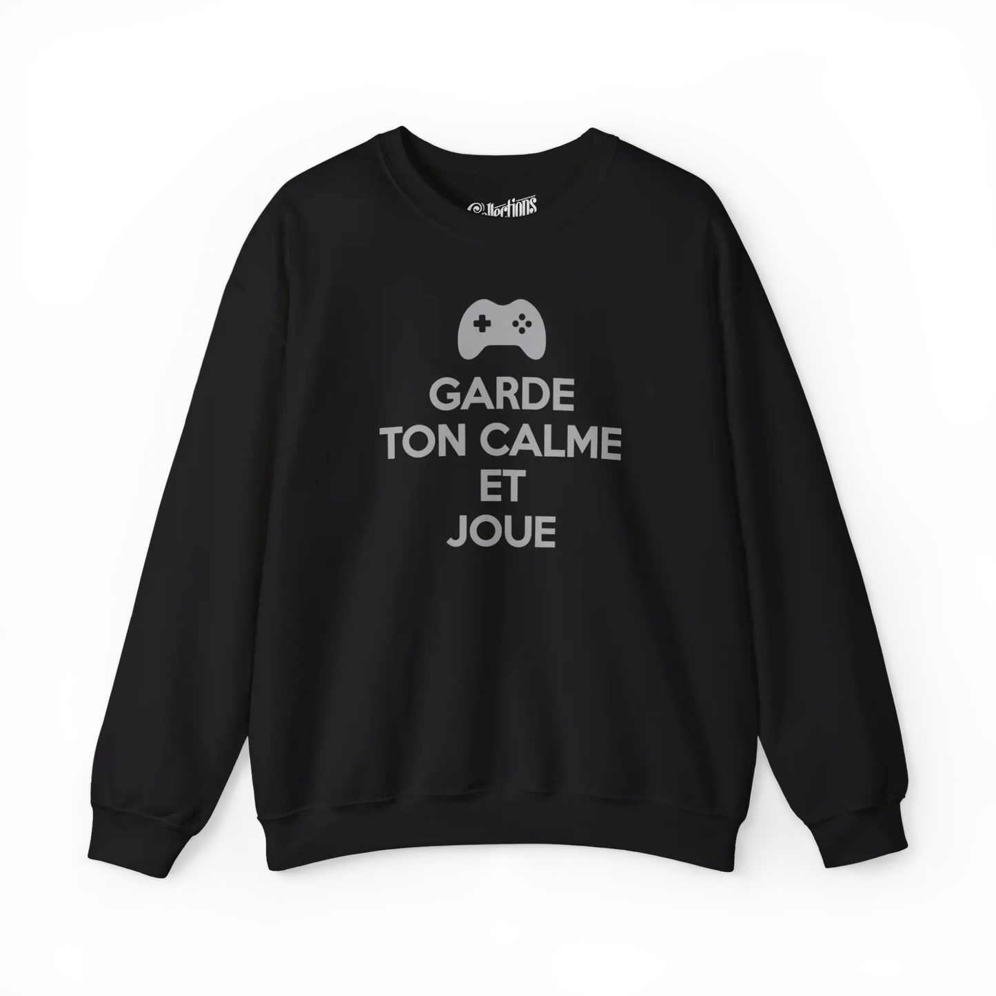 Gameur - Sweat-shirt - Sweat-shirt - Garde ton calme et joue - Noir / S / M