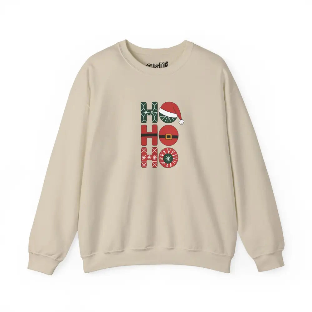 Temps des Fêtes - Sweat-shirt - Sweat-shirt – Ho Ho Ho Classique - Sable / S / M