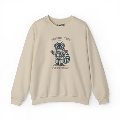 Les Poilus - Sweat-shirt - Sweat-shirt – Houston Y’en A Pas De Problème - Sable / S / M