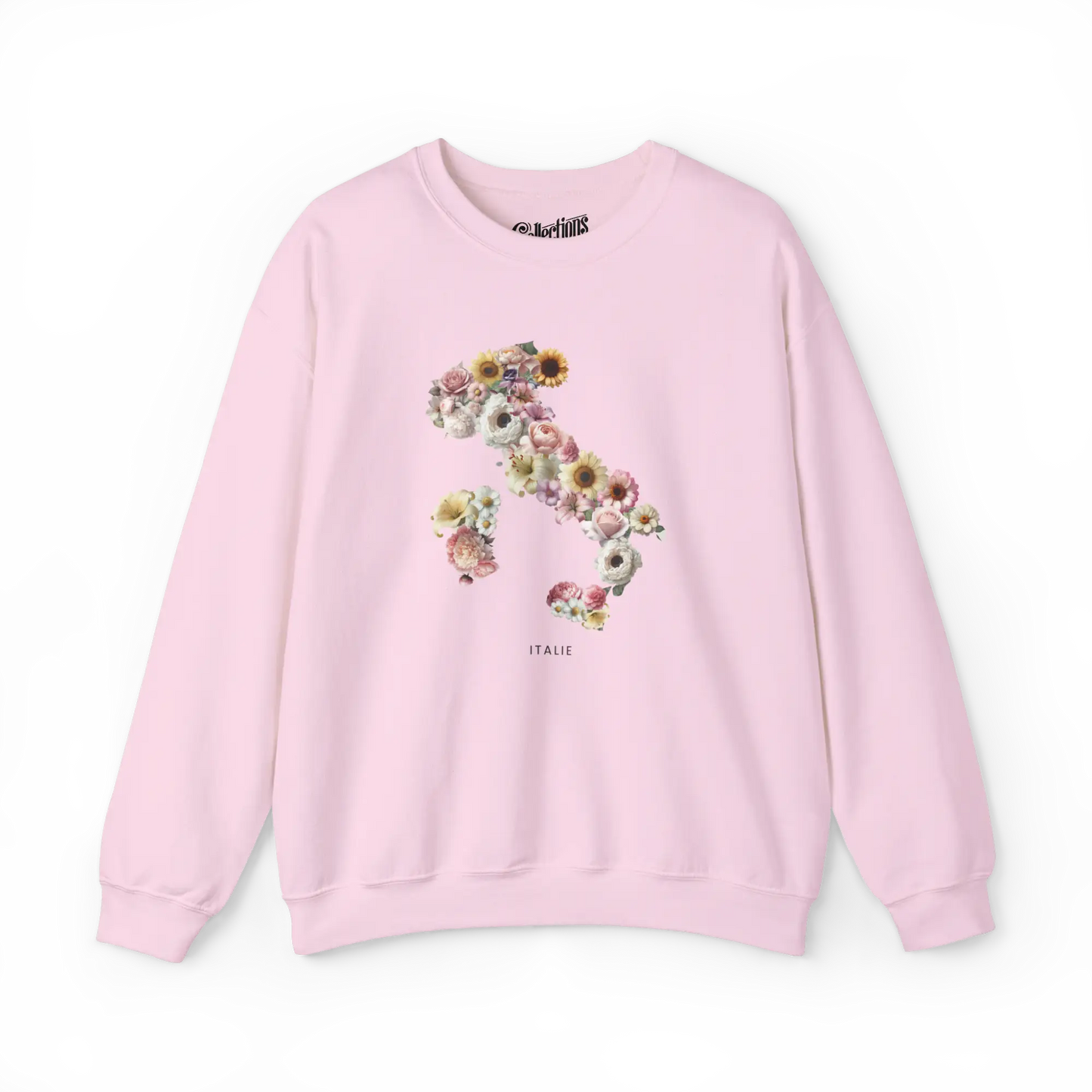 Globe-trotteurs - Sweat-shirt - Sweat-shirt - Italie en fleurs - Rose clair / S / M