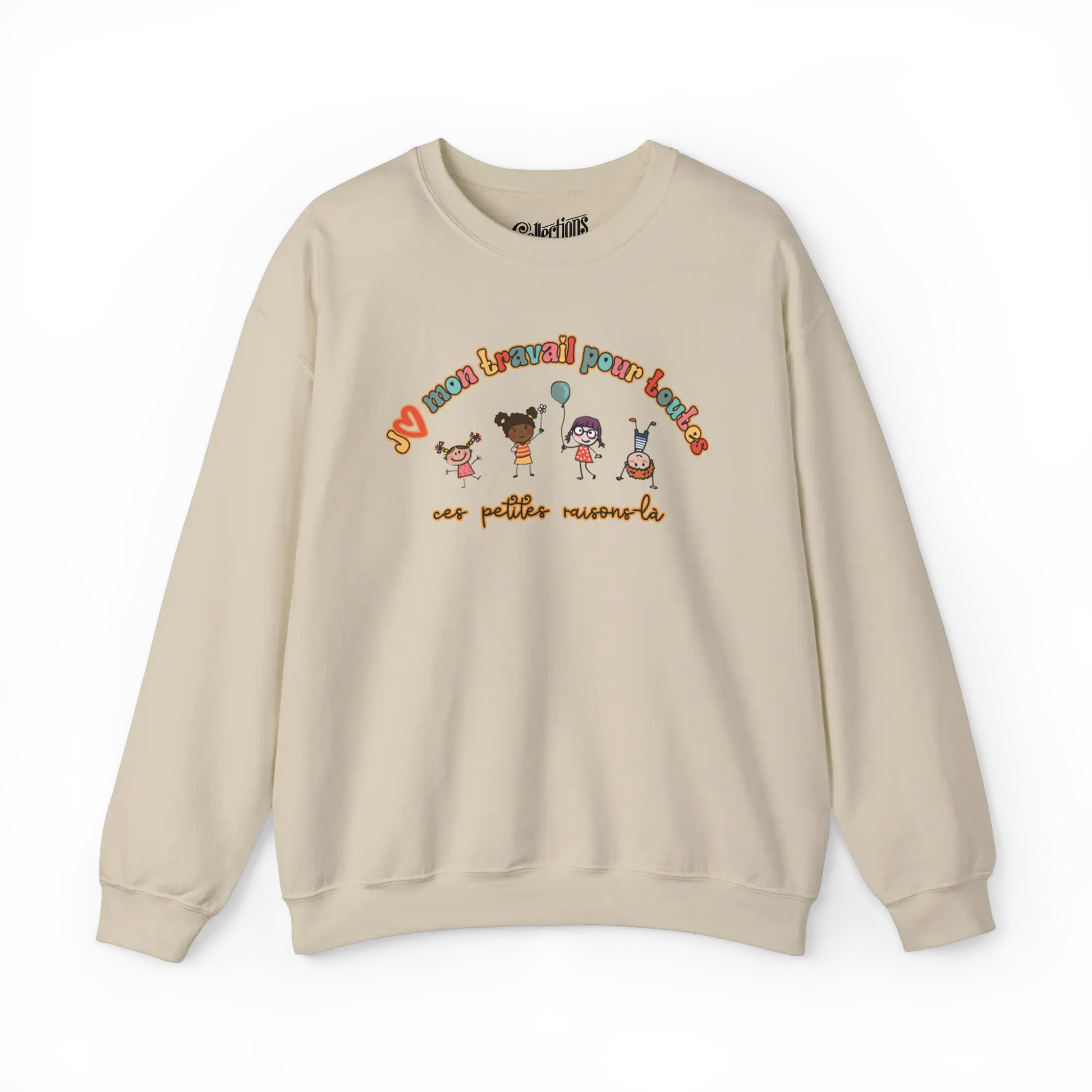 Vie d’Prof - Sweat-shirt - J’aime mon travail pour toutes ces petites raisons