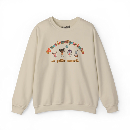 Vie d’Prof - Sweat-shirt - J’aime mon travail pour toutes ces petites raisons